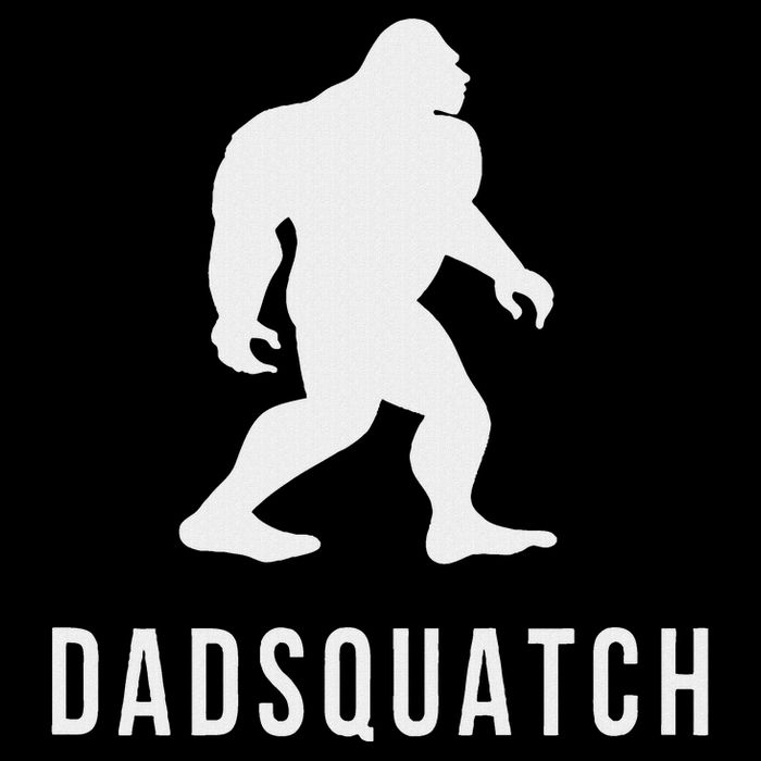 Dadsquatch Dad Sasquatch Bigfoot Funny Gift For Dad Cropped Pullover Crew