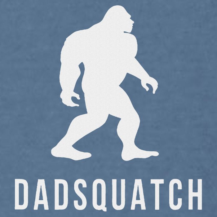 Dadsquatch Dad Sasquatch Bigfoot Funny Gift For Dad Garment-Dyed Sweatshirt