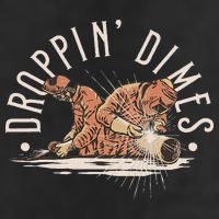 Droppin Dimes Skeleton Welding Humor Cool Comfort Performance Bucket Hat