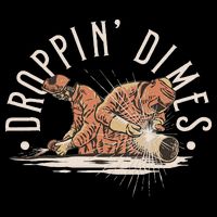 Droppin Dimes Skeleton Welding Humor Tie-Dye T-Shirt