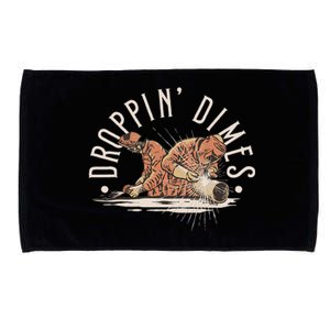 Droppin Dimes Skeleton Welding Humor Microfiber Hand Towel