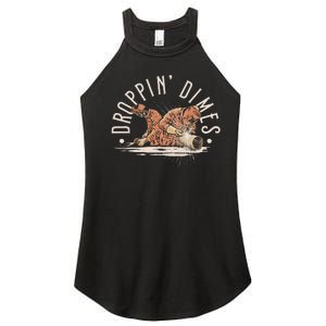 Droppin Dimes Skeleton Welding Humor Women's Perfect Tri Rocker Tank