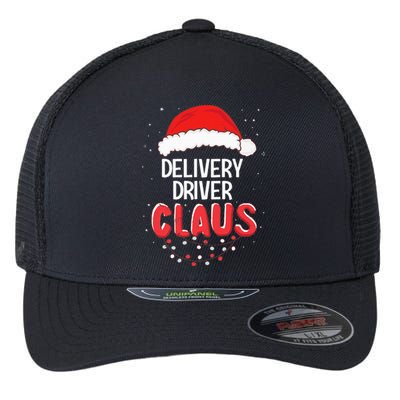 Delivery Driver Santa Claus Christmas Matching Costume Flexfit Unipanel Trucker Cap