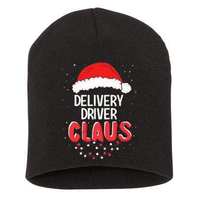 Delivery Driver Santa Claus Christmas Matching Costume Short Acrylic Beanie