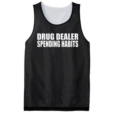 Drug Dealer Spending Habits Mesh Reversible Basketball Jersey Tank