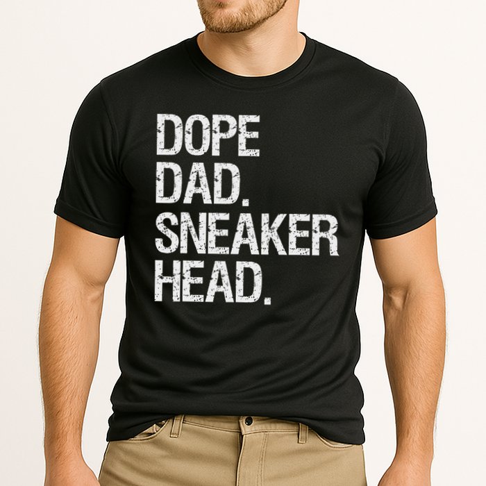 Dope Dad Sneaker Head Funny Saying Cooling Performance Crew T-Shirt