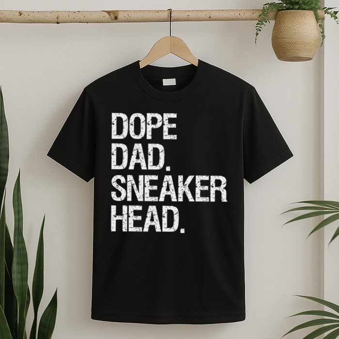Dope Dad Sneaker Head Funny Saying T-Shirt