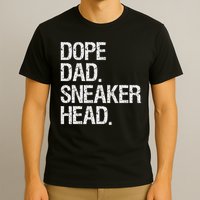 Dope Dad Sneaker Head Funny Saying T-Shirt