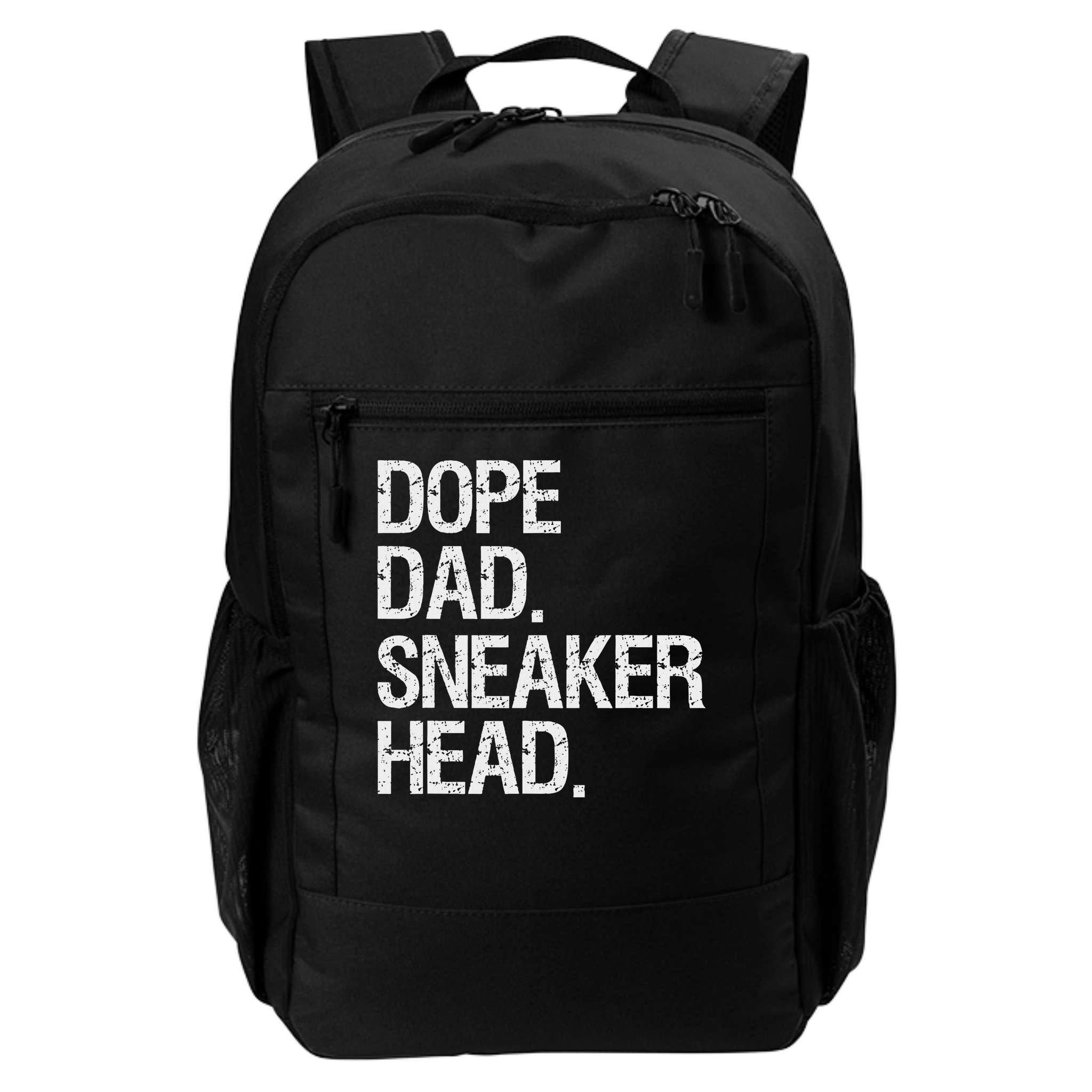 Dope Dad Sneaker Head Funny Saying Backpack