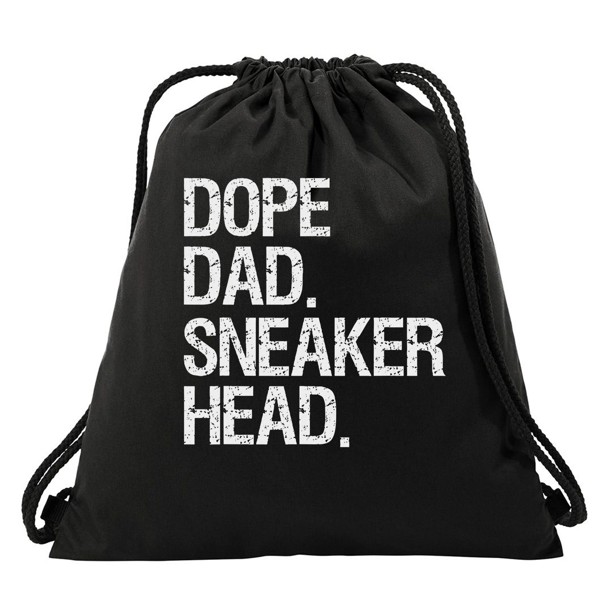 Dope Dad Sneaker Head Funny Saying Drawstring Bag