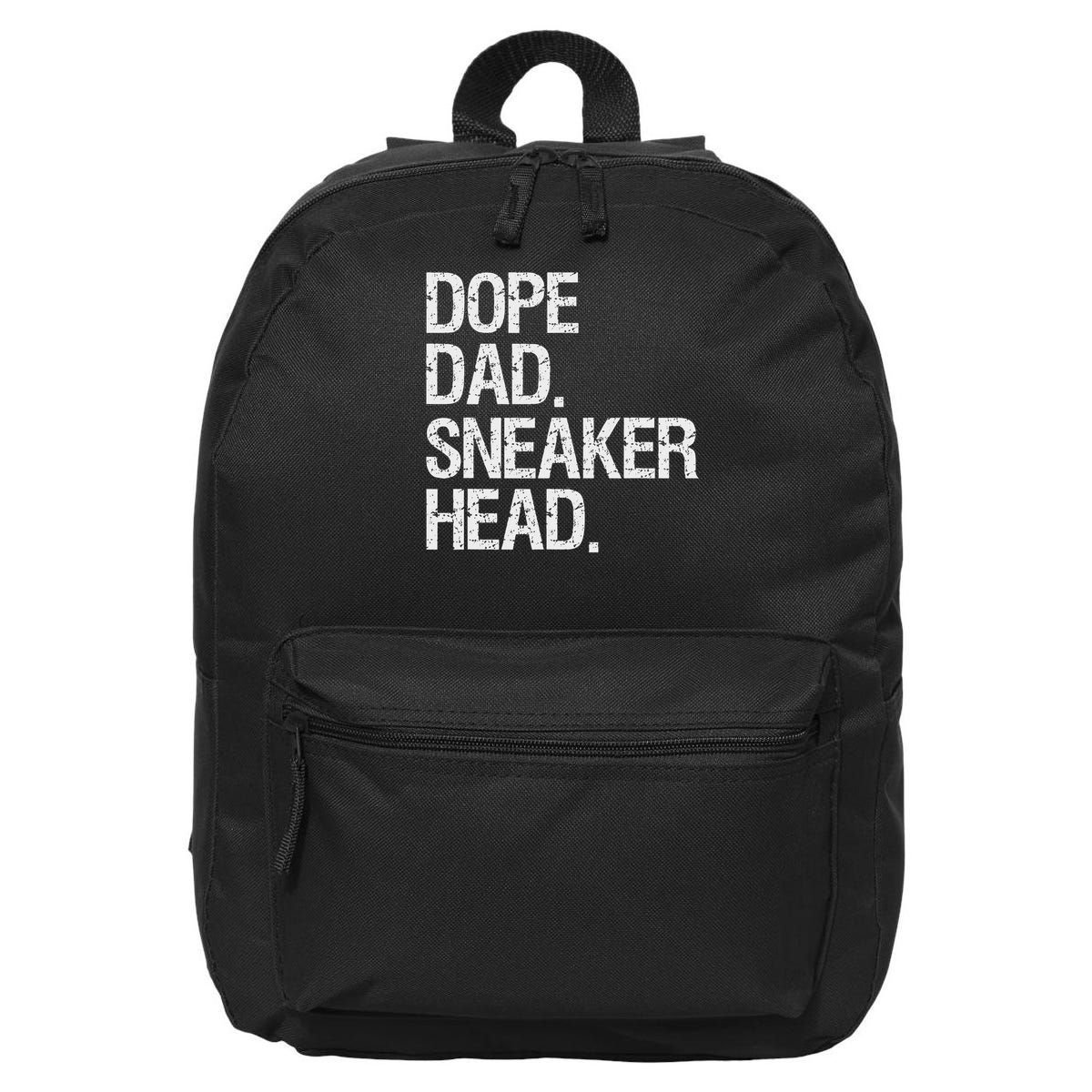 Dope Dad Sneaker Head Funny Saying 16 in Basic Backpack