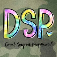Dsp Direct Support Professional Appreciation Gifts Dsp Week Legacy Tie Dye Trucker Hat