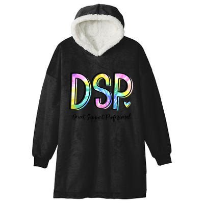 Dsp Direct Support Professional Appreciation Gifts Dsp Week Hooded Wearable Blanket