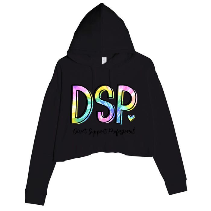 Dsp Direct Support Professional Appreciation Gifts Dsp Week Crop Fleece Hoodie