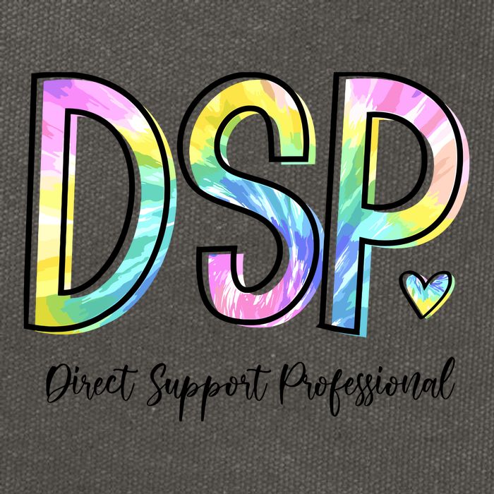 Dsp Direct Support Professional Appreciation Gifts Dsp Week Cotton Canvas Backpack