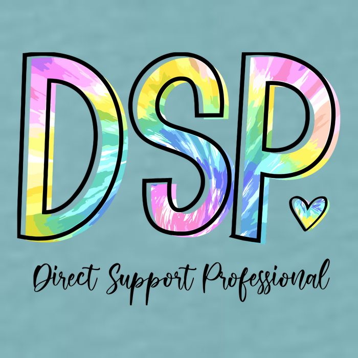 Dsp Direct Support Professional Appreciation Gifts Dsp Week Sueded Cloud Jersey T-Shirt