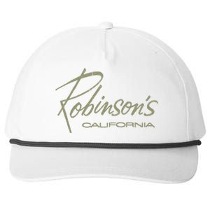 Defunct Dept Store Robinson California Snapback Five-Panel Rope Hat