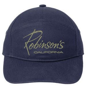 Defunct Dept Store Robinson California 7-Panel Snapback Hat