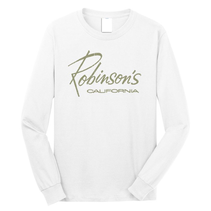 Defunct Dept Store Robinson California Long Sleeve Shirt