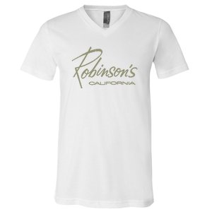 Defunct Dept Store Robinson California V-Neck T-Shirt