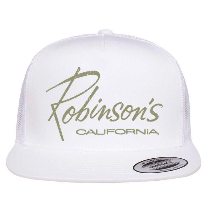 Defunct Dept Store Robinson California Flat Bill Trucker Hat