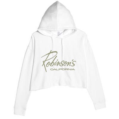 Defunct Dept Store Robinson California Crop Fleece Hoodie