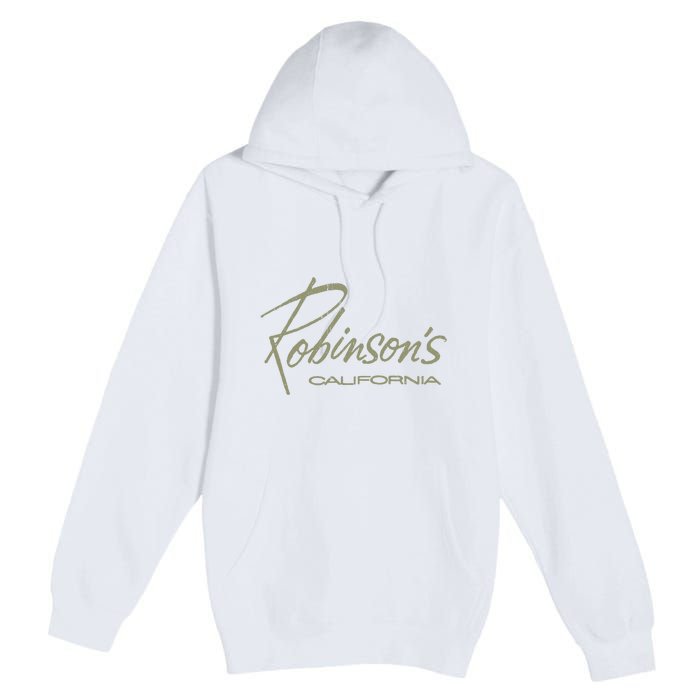 Defunct Dept Store Robinson California Premium Pullover Hoodie