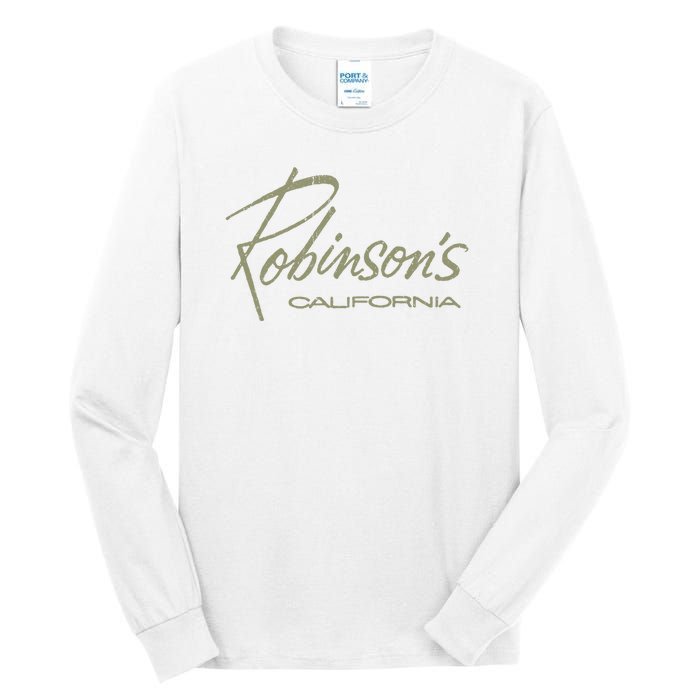 Defunct Dept Store Robinson California Tall Long Sleeve T-Shirt