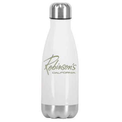 Defunct Dept Store Robinson California Stainless Steel Insulated Water Bottle