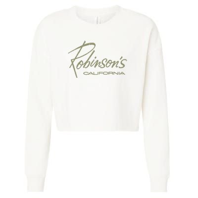 Defunct Dept Store Robinson California Cropped Pullover Crew