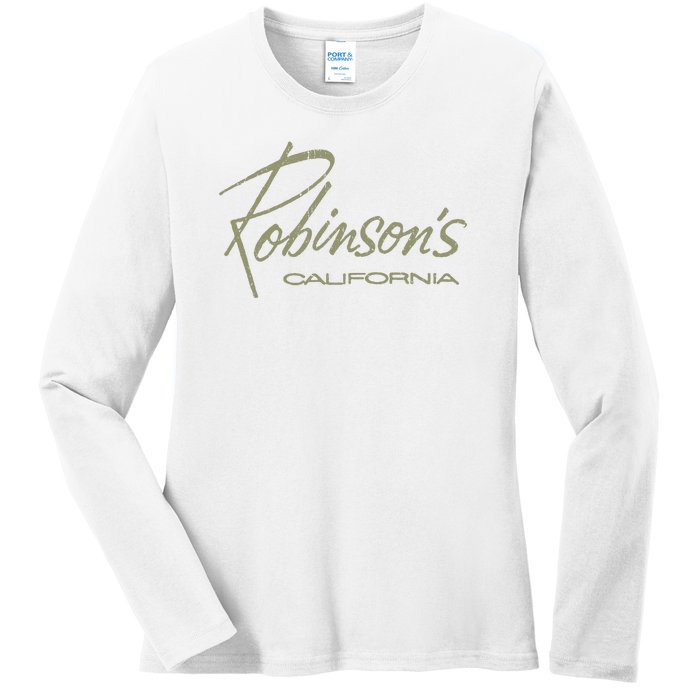 Defunct Dept Store Robinson California Ladies Long Sleeve Shirt