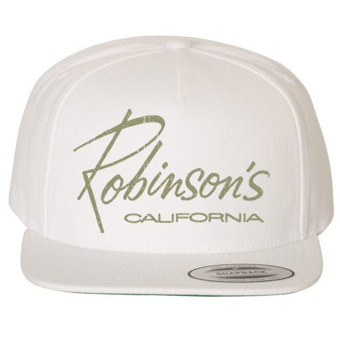 Defunct Dept Store Robinson California Wool Snapback Cap