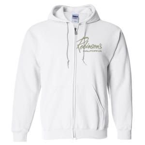 Defunct Dept Store Robinson California Full Zip Hoodie