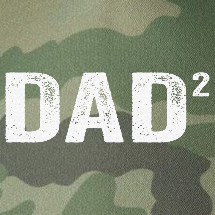 Dad2 Dad Squared Father Of Two Twins Fathers Day Idea Legacy Tie Dye Trucker Hat