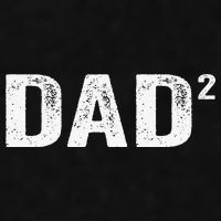 Dad2 Dad Squared Father Of Two Twins Fathers Day Idea Ladies PosiCharge Tri-Blend Wicking Tank