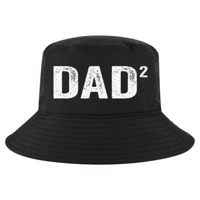 Dad2 Dad Squared Father Of Two Twins Fathers Day Idea Cool Comfort Performance Bucket Hat