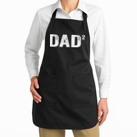 Dad2 Dad Squared Father Of Two Twins Fathers Day Idea Apron