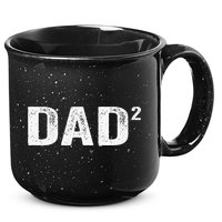 Dad2 Dad Squared Father Of Two Twins Fathers Day Idea 15oz Campfire Ceramic Mug