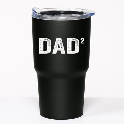 Dad2 Dad Squared Father Of Two Twins Fathers Day Idea Tumbler