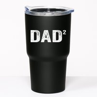 Dad2 Dad Squared Father Of Two Twins Fathers Day Idea Tumbler
