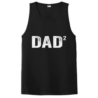 Dad2 Dad Squared Father Of Two Twins Fathers Day Idea PosiCharge Competitor Tank