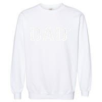 Dad2 Dad Squared Father Of Two Twins Fathers Day Idea Garment-Dyed Sweatshirt