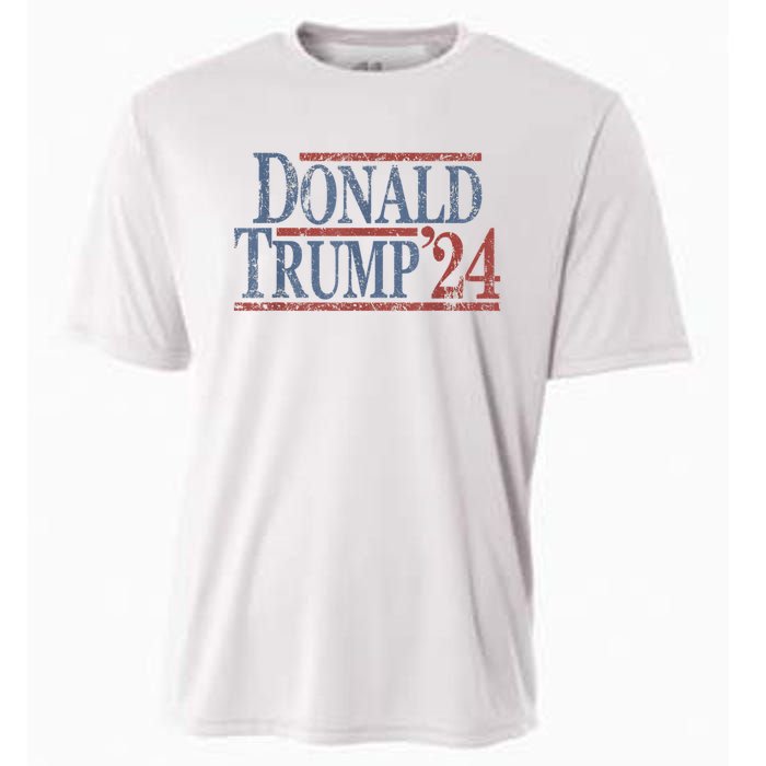 Distressed Donald Trump 2024 Tee Gift Cooling Performance Crew T-Shirt