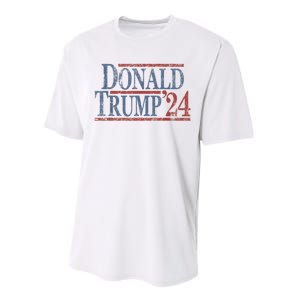 Distressed Donald Trump 2024 Tee Gift Performance Sprint T-Shirt