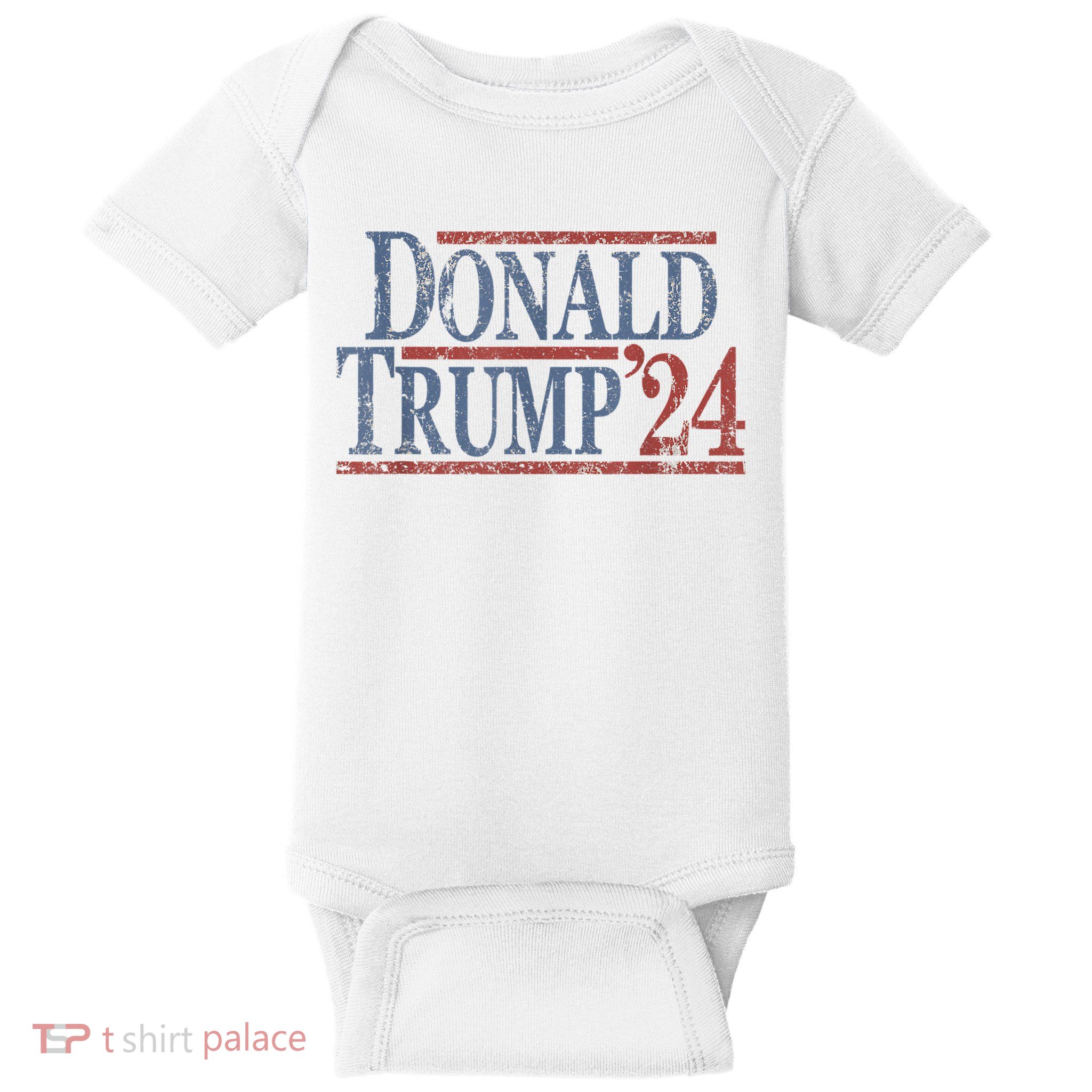 Distressed Donald Trump 2024 Tee Gift Baby Bodysuit