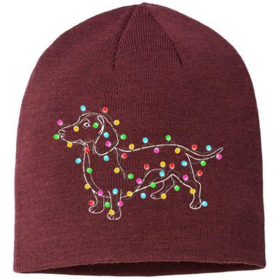 Dachshund Dogs Tree Christmas Sweater Xmas Gifts For Pet Dog Sustainable Beanie