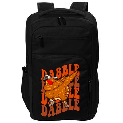 Dabble Dab Turkey Thanksgiving Impact Tech Backpack
