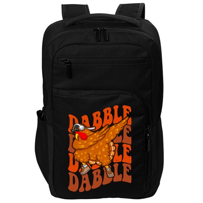 Dabble Dab Turkey Thanksgiving Impact Tech Backpack