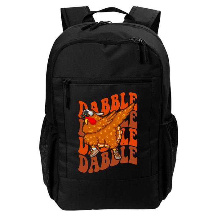 Dabble Dab Turkey Thanksgiving Daily Commute Backpack