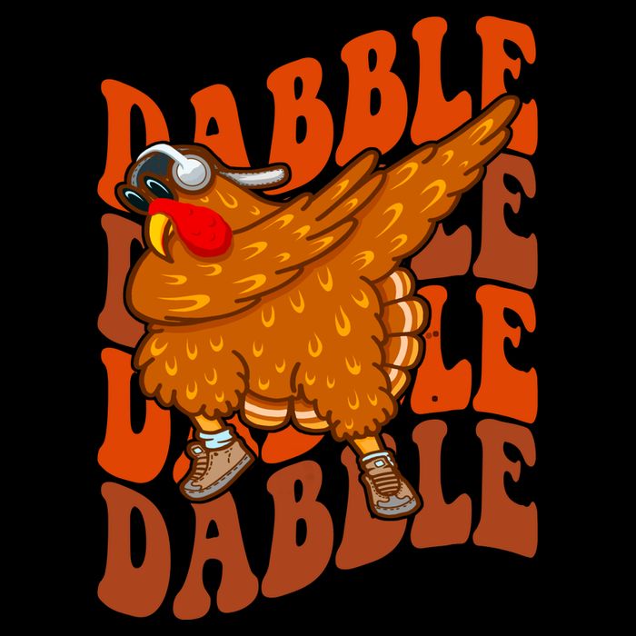 Dabble Dab Turkey Thanksgiving Daily Commute Backpack